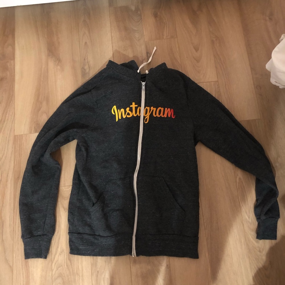 Instagram Zip-Up Hoodie